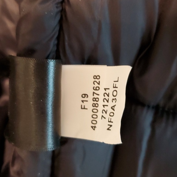 North Face Puffer Jacket size XL Excellent condition Gorgeous Ballet Pink/Black - Picture 14 of 16